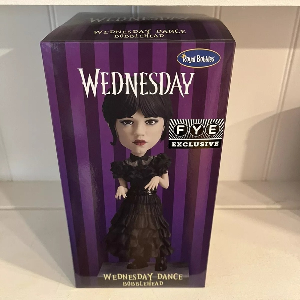 Royal Bobbles Wednesday Addams Dance Bobblehead FYE Exclusive